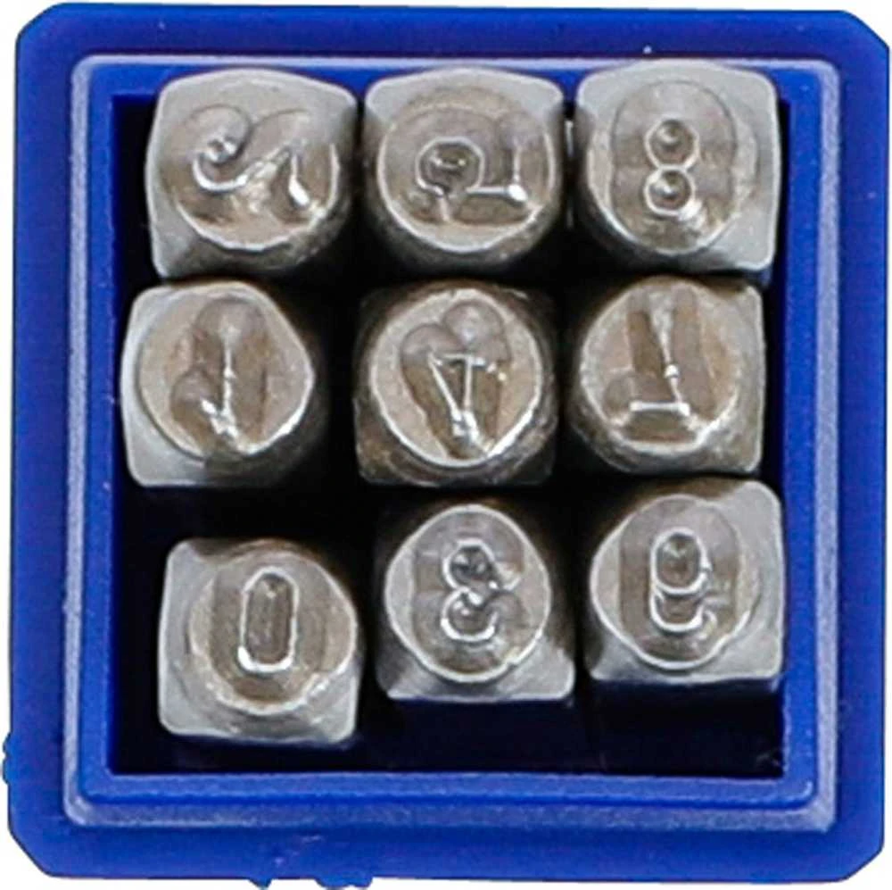 Bgs Technic Skaičių išmušėjų rinkinys | 3 mm (3033)