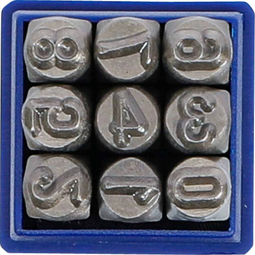 Bgs Technic Skaičių išmušėjų rinkinys | 6 mm (3036)