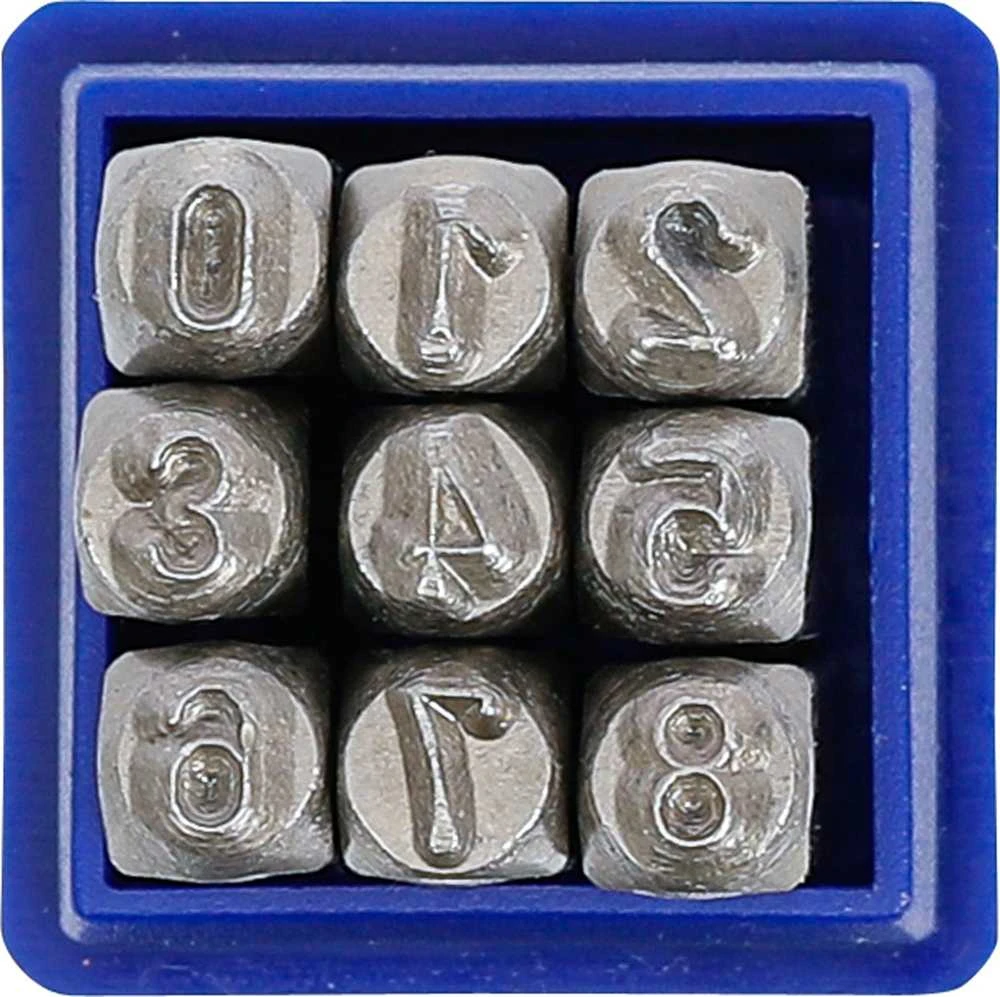 Bgs Technic Skaičių išmušėjų rinkinys | 4 mm (3034)