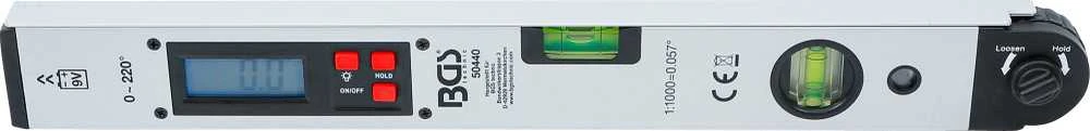 Bgs Technic Skaitmeninis LCD gulščiukas su vandens lygiu | 450 mm (50440)
