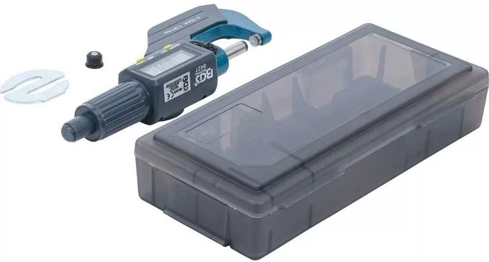 Bgs Technic Skaitmeninis mikrometras | 0 - 25 mm (8427)