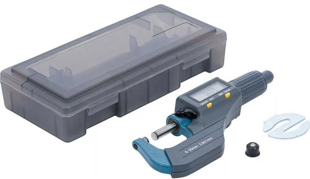 Bgs Technic Skaitmeninis mikrometras | 0 - 25 mm (8427)