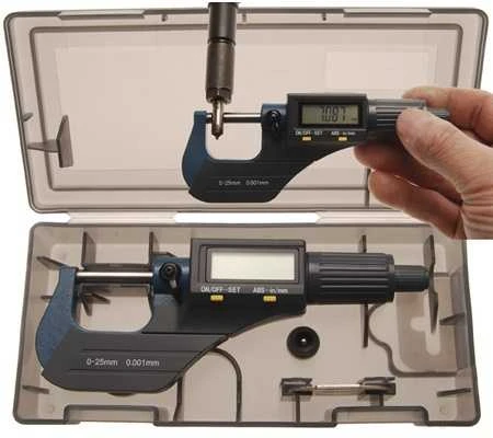 Bgs Technic Skaitmeninis mikrometras | 0 - 25 mm (8427)