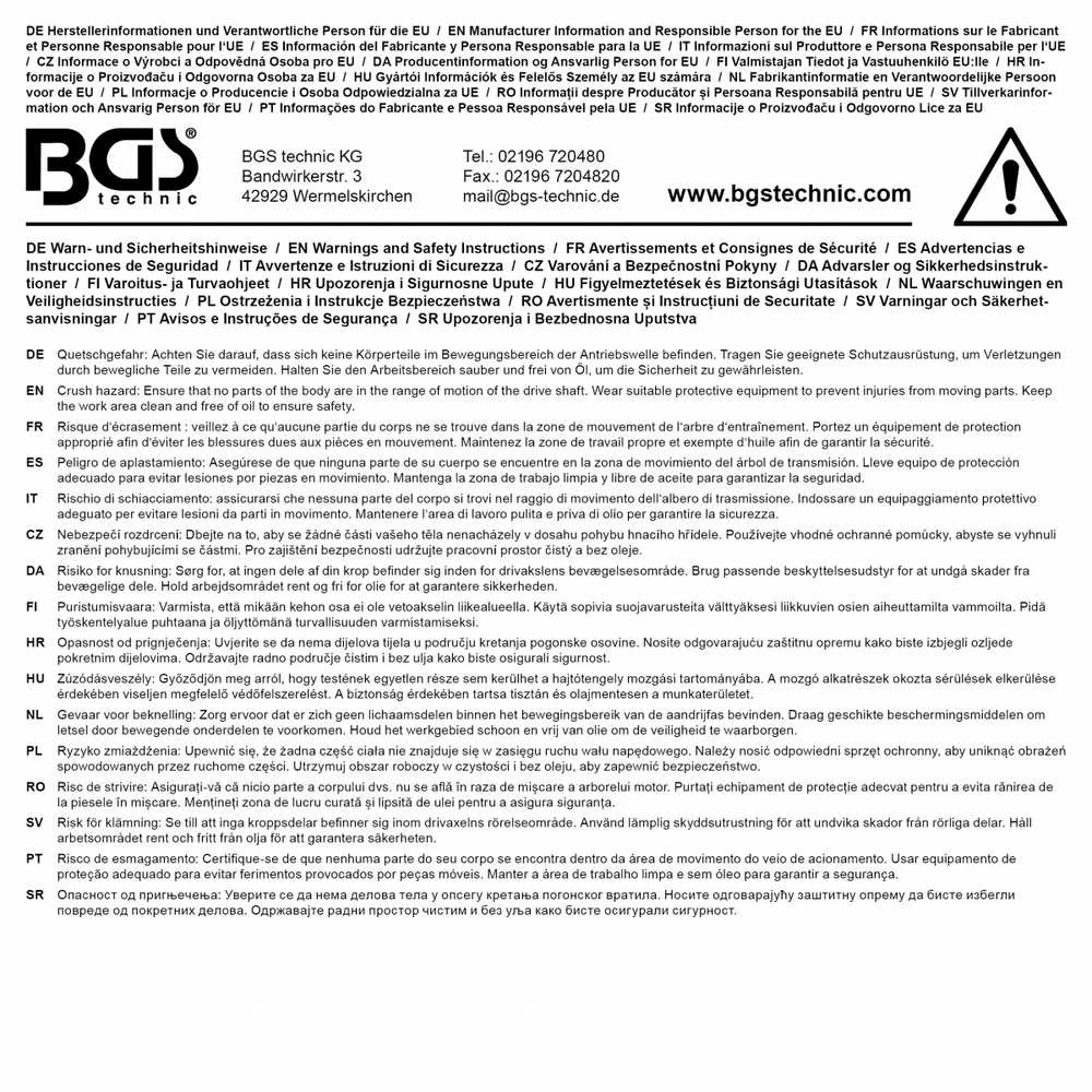Bgs Technic Skersinės traukės reguliavimo raktas | 10–35 mm | ilga rankena (74561)