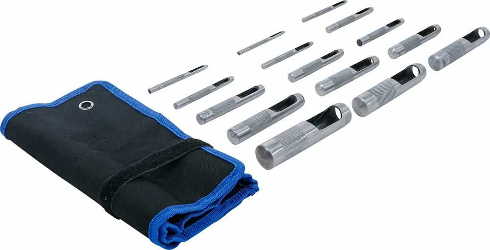 Bgs Technic Skylių išmušėjų rinkinys | 2 - 22 mm | 15 vnt. (74570)