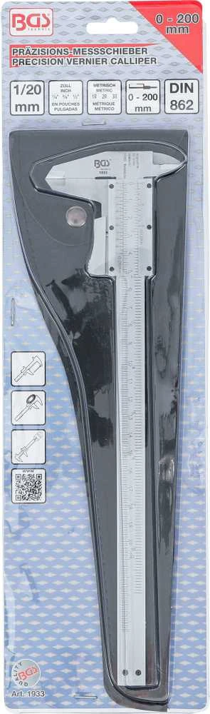 Bgs Technic Slankmatis su automatine fiksacija | 0 - 200 mm (1933)