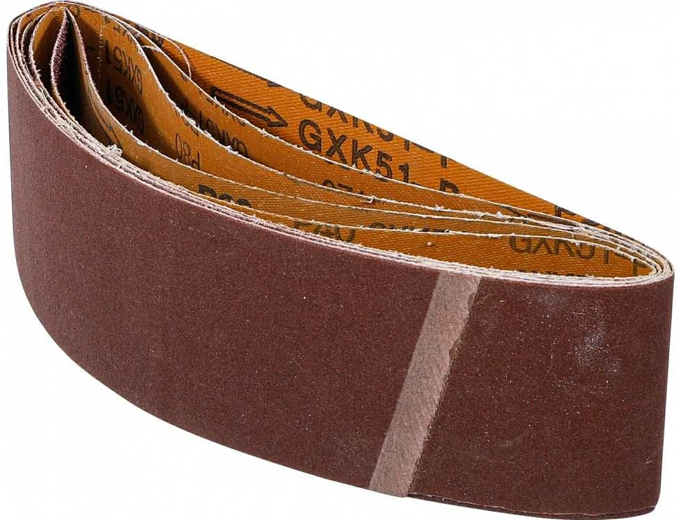 Bgs Technic Šlifavimo juostų rinkinys | juostiniam šlifuokliui | 75 x 533 mm | K 40 - 60 - 80 - 120 - 240 | 5 vnt. (80822)