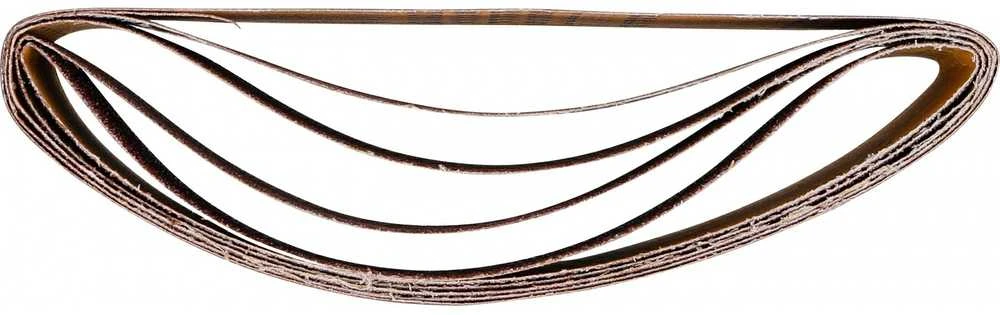 Bgs Technic Šlifavimo juostų rinkinys | juostiniam šlifuokliui | 75 x 533 mm | K 40 - 60 - 80 - 120 - 240 | 5 vnt. (80822)