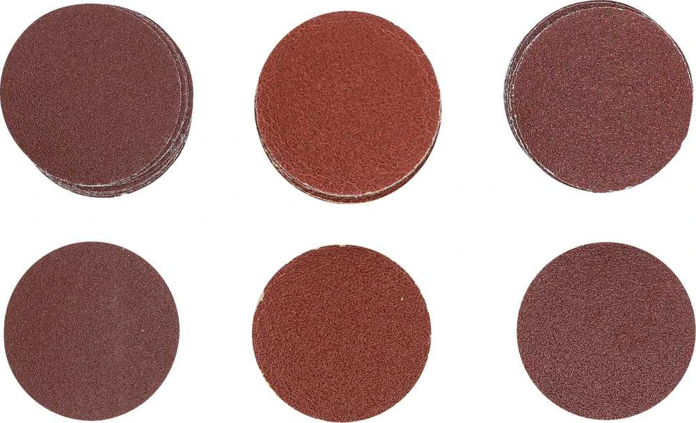 Bgs Technic Šlifavimo padai / šlifavimo rinkinys | Ø 50 mm | K 60 - 80 - 120 | 30 vnt. (70194)
