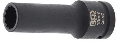 Bgs Technic Smūginė galvutė ilga | 12 kampų | 20 mm (3/4") | 19 mm (5346)