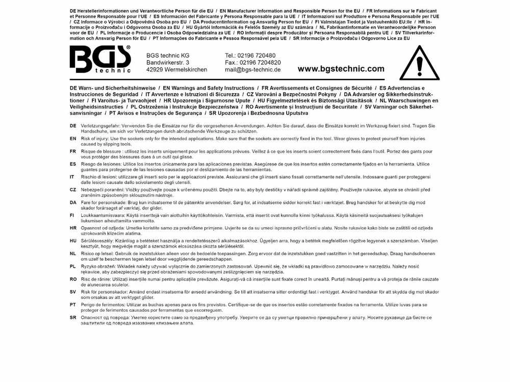 Bgs Technic Smūginė galvutė ilga | šešiakampė | 6,3 mm (1/4") | 6 mm (7266)