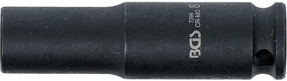 Bgs Technic Smūginė galvutė ilga | šešiakampė | 6,3 mm (1/4") | 8 mm (7268)