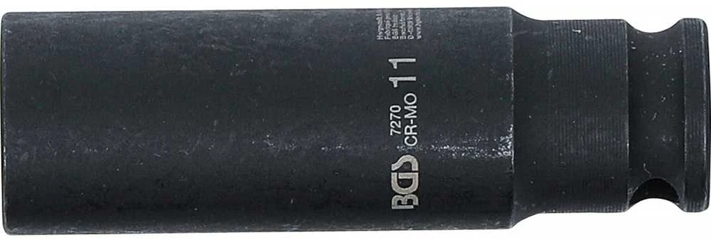 Bgs Technic Smūginė galvutė ilga | šešiakampė | 6,3 mm (1/4") | 11 mm (7270)