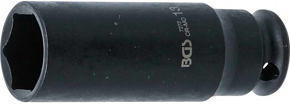 Bgs Technic Smūginė galvutė ilga | šešiakampė | 6,3 mm (1/4") | 13 mm (7272)