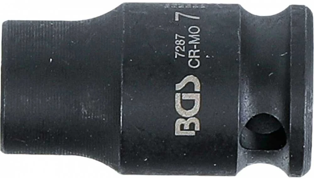 Bgs Technic Smūginė galvutė šešiakampė | 6,3 mm (1/4") | 7 mm (7287)