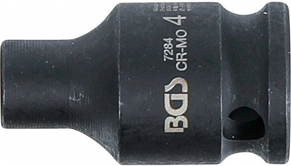 Bgs Technic Smūginė galvutė šešiakampė | 6,3 mm (1/4") | 4 mm (7284)