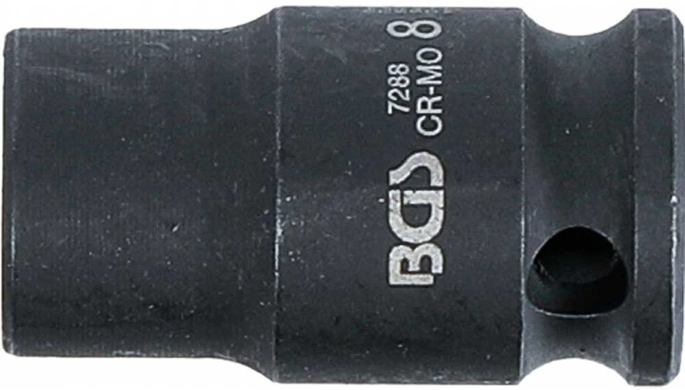 Bgs Technic Smūginė galvutė šešiakampė | 6,3 mm (1/4") | 8 mm (7288)