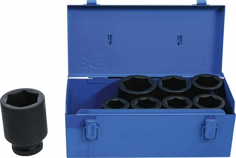 Bgs Technic Smūginės galvutės ilgos šešiakampės | 25 mm (1") | 27 - 50 mm | 8 vnt. (5500)