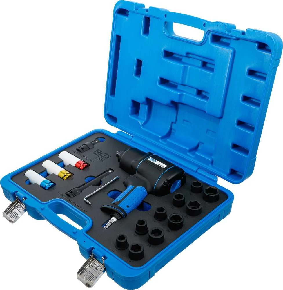 Grąžtas Bgs Technic Smūginio veržliarakčio komplektas – kompaktiškas 1/2" | 1200 Nm | 16 vnt. (5295)