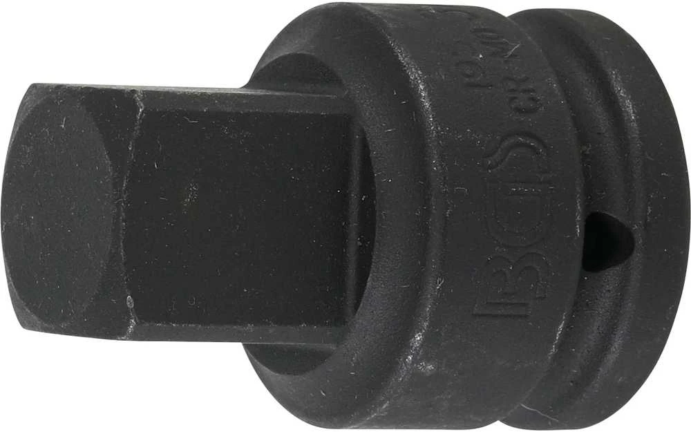 Grąžtas Bgs Technic Smūginis adapteris | vidinis kvadratas 20 mm (3/4") - išorinis kvadratas 25 mm (1") (195)