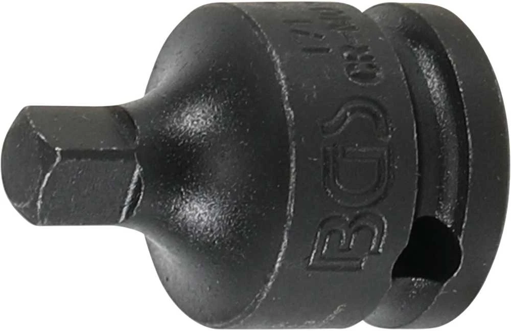 Grąžtas Bgs Technic Smūginis adapteris | vidinis kvadratas 10 mm (3/8") - išorinis kvadratas 6.3 mm (1/4") (171)