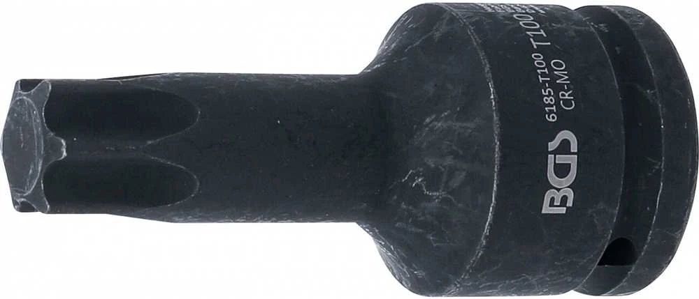 Bgs Technic Smūginis antgalis | ilgis 100 mm | 20 mm (3/4") | T-Star (Torx) T100 (6185-T100)