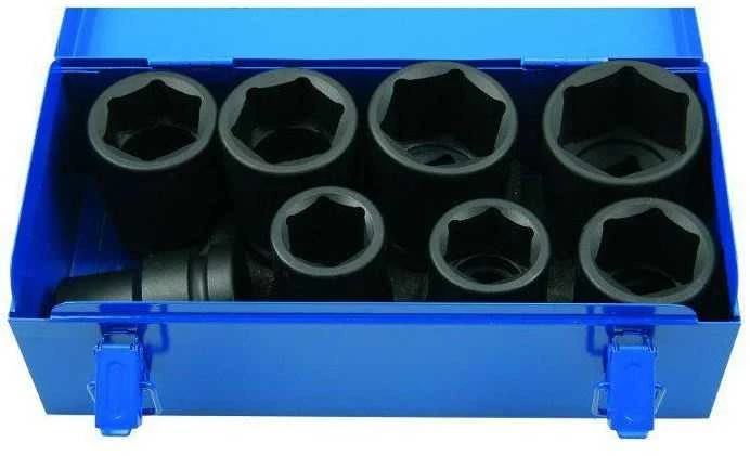 Bgs Technic Smūginių galvučių rinkinys – 1" pavara – 27–50 mm | 8 vnt. (5245)