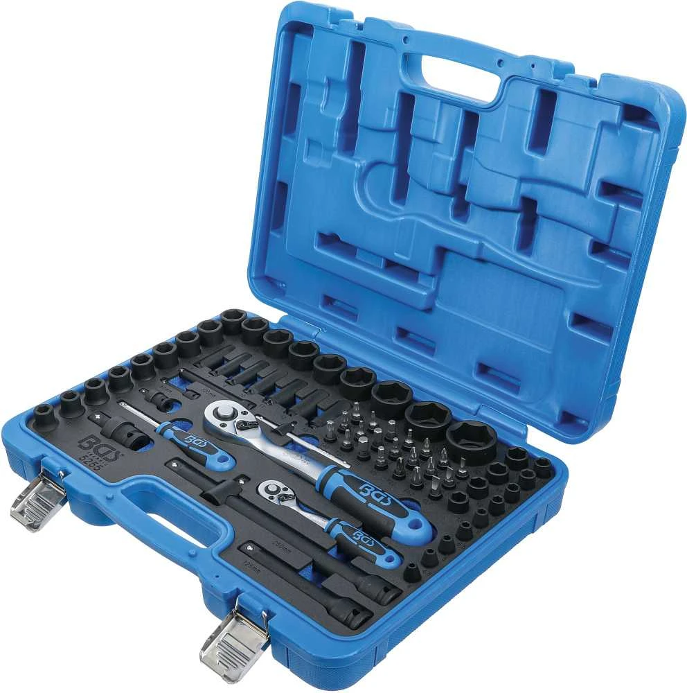 Bgs Technic Smūginių galvučių rinkinys | 6.3 mm (1/4") + 12.5 mm (1/2") | 69 vnt. (5255)