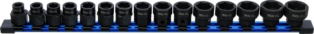 Bgs Technic Smūginių galvučių rinkinys | šešiakampės, ypač trumpos | 1/2" | 10–24 mm | 15 vnt. (74700)