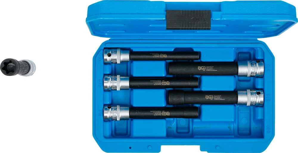 Bgs Technic Smūginių galvučių rinkinys E-Tipas | Labai ilgos | 12,5 mm (1/2") | E10 - E20 | 6 vnt. (2028)