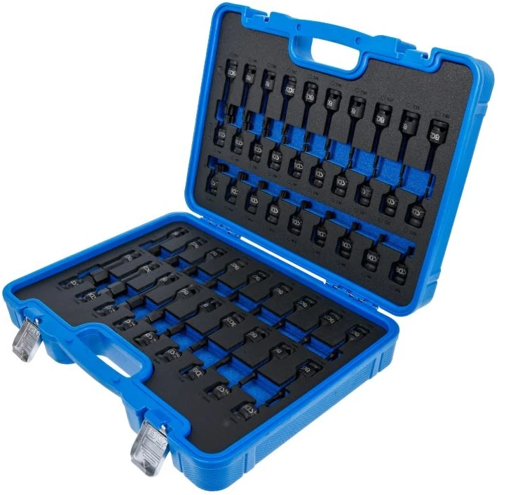 Bgs Technic Smūginių galvučių su antgaliais rinkinys | 1/2" | HEX, Torx, XZN | 56 dalių (7298)