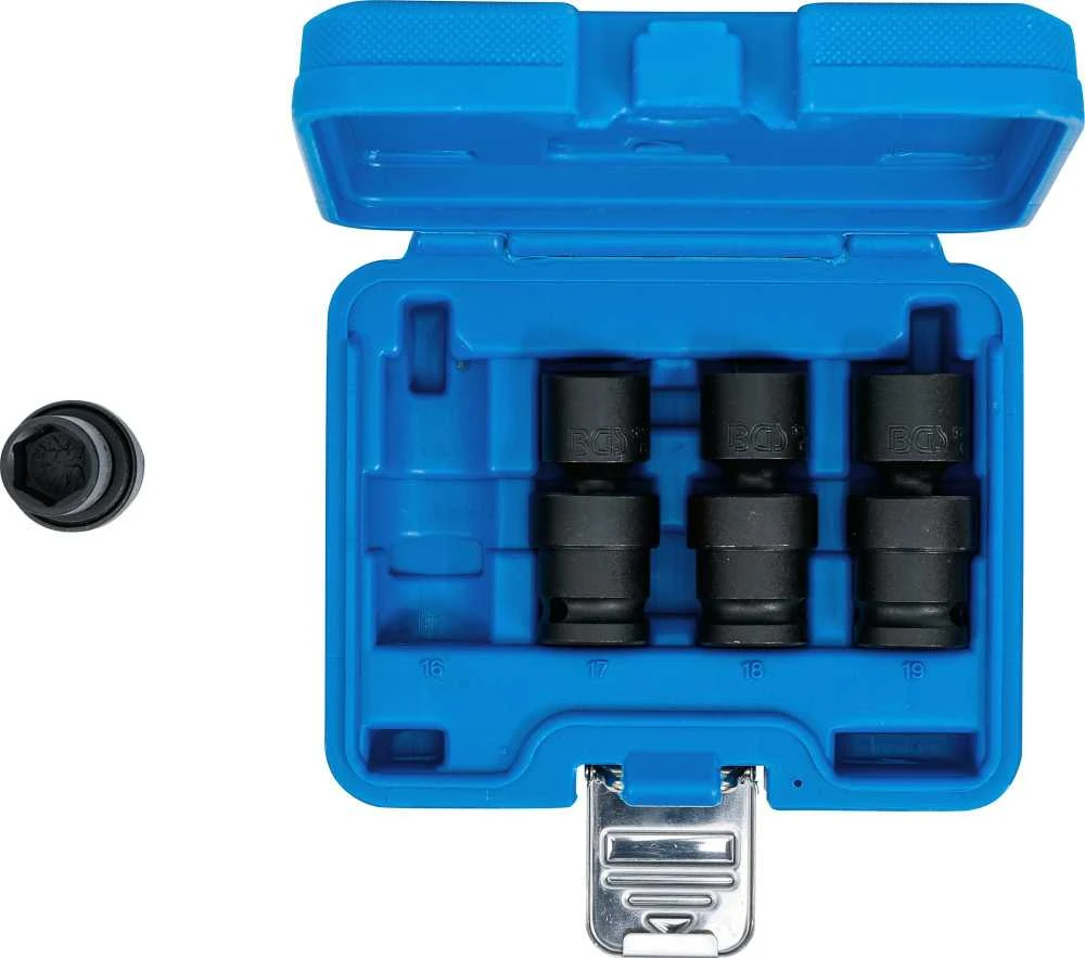 Bgs Technic Smūginių šarnyrinių galvučių komplektas | 12,5 mm (1/2") | 4 vnt. (5200)