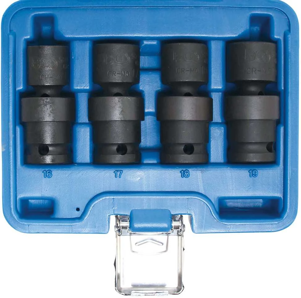Bgs Technic Smūginių šarnyrinių galvučių komplektas | 12,5 mm (1/2") | 4 vnt. (5200)
