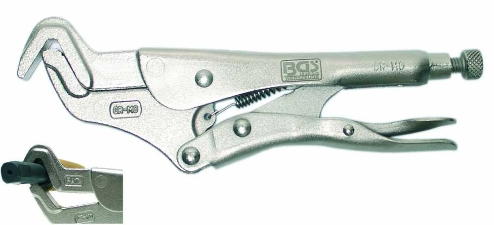 Bgs Technic Spaustuvo tipo replės fiksuojamos | Claw Design | 210 mm | 6 - 32 mm (491)