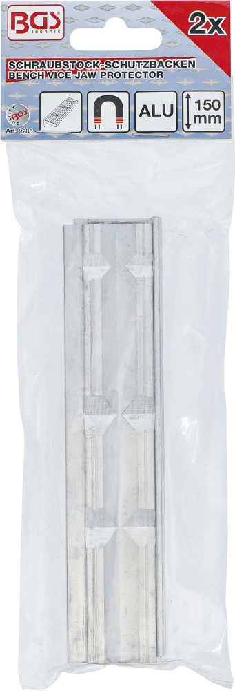 Bgs Technic Spaustuvų lūpų apsaugos horizontalaus ir vertikalaus profilio | Aliuminis | 150 mm | 2 vnt. (9285)