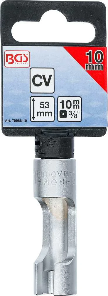 Bgs Technic Speciali galvutė su įšpjova | 10 mm (3/8") | 10 mm (70988-10)