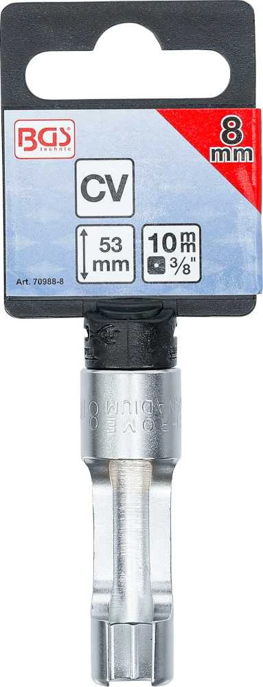 Bgs Technic Speciali galvutė su įšpjova | 10 mm (3/8") | 8 mm (70988-8)