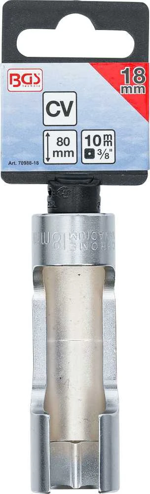 Bgs Technic Speciali galvutė su įšpjova | 10 mm (3/8") | 18 mm (70988-18)