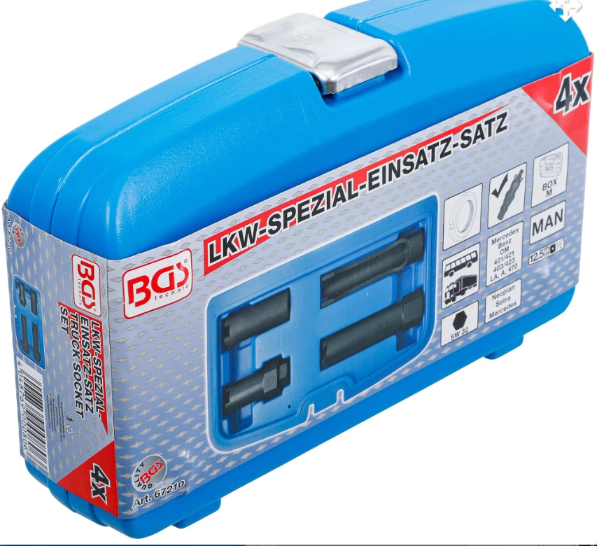 Bgs Technic Specialios galvutės sunkvežimiams | 4 vnt. (67210)