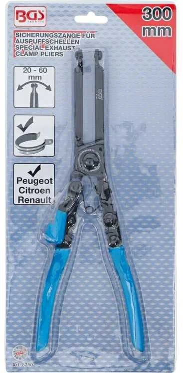Bgs Technic Specialios replės išmetimo vamzdžių spyruoklėms | 305 mm (8250)