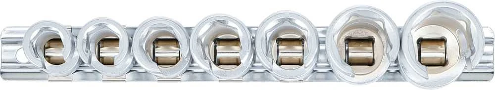 Bgs Technic Specialių prapjautų galvučių rinkinys | 3/8″ | 10–19 mm | 7 vnt. (1105)