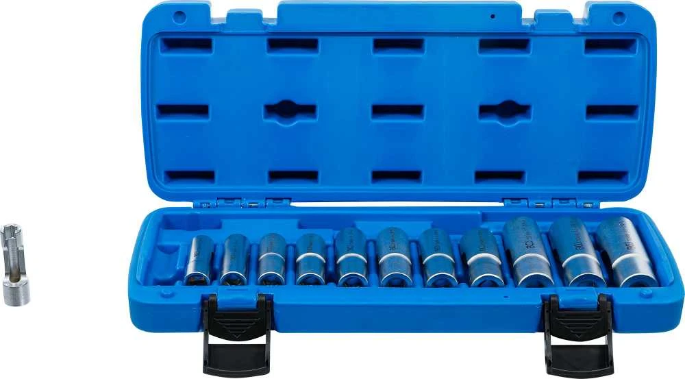 Bgs Technic Specializuotų galvučių rinkinys su išpjova | 10 mm (3/8") | 8 - 19 mm | 12 vnt. (70988)