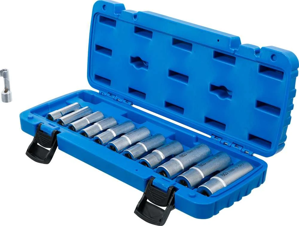 Bgs Technic Specializuotų galvučių rinkinys su išpjova | 10 mm (3/8") | 8 - 19 mm | 12 vnt. (70988)
