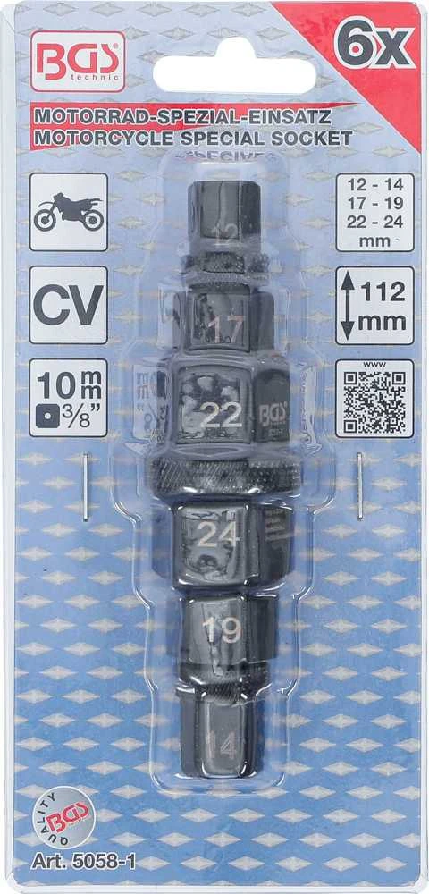 Bgs Technic Specialus adapteris | 10 mm (3/8") | 12 - 24 mm (5058-1)