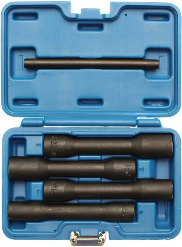 Bgs Technic Specialus galvučių rinkinys / sraigtiniai ištraukikliai | Ilgos | 12,5 mm (1/2") | 17 - 22 mm | 5 vnt. (5262)