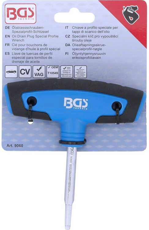 Bgs Technic Specialus raktas plastikiniams tepalo kamščiams | VAG (9060)