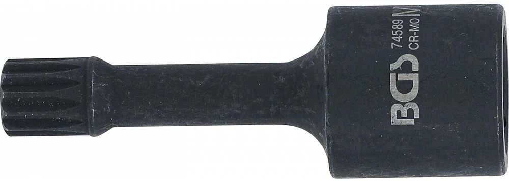 Bgs Technic Specialus smūginis antgalis | Ilgis 72 mm | 12,5 mm (1/2") | Spline (XZN) M12 | VAG (74589)