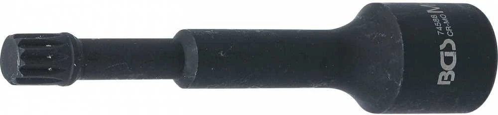 Bgs Technic Specialus smūginis antgalis | Ilgis 115 mm | 12,5 mm (1/2") | Spline (XZN) M12 | VAG (74588)