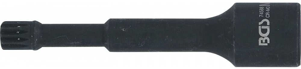 Bgs Technic Specialus smūginis antgalis | Ilgis 115 mm | 12,5 mm (1/2") | Spline (XZN) M12 | VAG (74588)