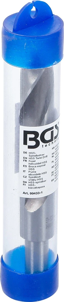 Bgs Technic Spiralinis grąžtas | HSS | šerdies skylės dydis 18.4 mm | BGS 9433 (99433-1)